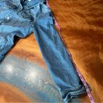 Avec Les Filles  embroidered Follow me Blue Denim Jacket XS button front Photo 14