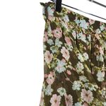 H&M High Waisted Floral Print Ruffle Hem Boho Maxi Skirt in Green Multi Photo 3
