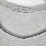 Cut loose linen cotton pocket dress size s Tan Photo 1