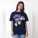 Girl Dangerous • NWT Navy Main Squeeze Lemon Tee Shirt Blue Photo 2