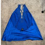 Victoria's Secret Women’s Victoria Secret Satin & Lace Blue Top. Size medium Photo 4