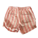 Free People Linen Blend Striped High Waist Belted Shorts Size 2 Photo 2