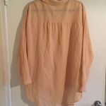 Free People Seersucker Peach Top Photo 4