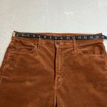 Mother The Mid Rise Dazzler Ankle Corduroy Pants Size 31 Stretch Boho Western Brown Photo 12