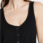 Z Supply Meridian Black Button Casual Midi Dress Size Med Photo 4