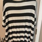 Zenana Outfitters Premium Drop Shoulder Oversized Striped Top w/Pockets.​ Photo 3