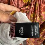 Buckle NWOT Black Floral Wide Cowl Neck Top Mauve Multi Open Back Small Photo 6