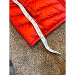 Xersion Jacket Womens Orange Hooded Puffer Pockets Packable Premium Down. Small Photo 4