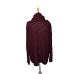Altar'd State Altar’d State Maroon Burgundy Cowl Neck Oversize Sweater Long Sleeve Size Medium Photo 2