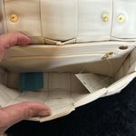 Urban Expression Urban Cream Colored Weaved Bag Use as Satchel or Crossbody Photo 5