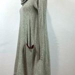 Anthropologie Anthropology Sparrow Gray Sweater Long Sleeve Dress Size XS Photo 5