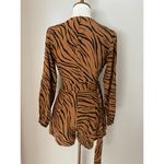 Anthropologie Faithfull Lottie Zebra-Striped Romper Photo 7