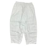 Madewell NWT Women's Salt White Petite Pull-On Barrel Pants 100% Linen S Photo 5