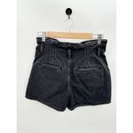 American Eagle  AEO Black Button Fly High-Rise Mom Shorts Women's Size‎ 2 Photo 1