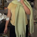 Urban Outfitters Light green mint chunky scarf  Photo 2