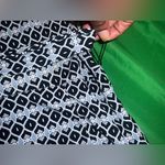 Charter Club Black and Light Blue Geometric Dress size Medium Photo 4