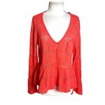 Anthropologie NWT Pilcro Pointelle Babydoll Sweater Sz M Photo 4