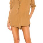 Acacia Swimwear REVOLVE ACACIA Kapaa Cotton Romper in Almond Small Tan Boho Minimalist V… Photo 1