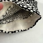 Talbots Black & White Knot Tie Top Size Large Business Class Meets Brunch Boss Photo 8