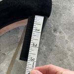 Elegant Suede Black Peep Toe Heels by V.O.Z Size 8 Photo 7