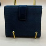 Salvatore Ferragamo A Beautiful Black Rare Leather/Fabric Snap Vintage Wallet Photo 1