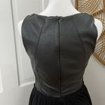 Bailey 44 Sz S Carpe Diem Faux‎ Vegan Leather Fairy Goth Little Black Dress Photo 3