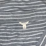 Sonoma  Life + Style Gray & White Striped Maxi Skirt Size‎ L Photo 2