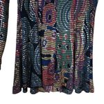 Janine Haly Vintage 1990 Multicolor Paillette Italian Fabric Jacket Skirt Suit Black Size undefined Photo 8