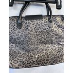 Chico's Womens Tote Bag Animal Packable Foldable Travel Purse Leopard Zip Top NWT Photo 5
