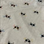 Wallflower Sunglass Cats Knot Front Long Sleeve Tee, Large White Photo 8