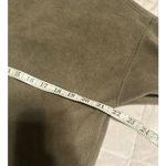 Aerie  Fleece Tunic Sweatshirt Split Hem Women's Size XS Olive Green Crewneck Photo 4
