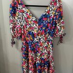 Majorelle Janelle Mini Dress in Patchwork Multi Color Floral Dress Size Small Photo 6