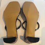 FARYL by Farylrobin Analisa Pewter Metallic Heeled Sandal Womens Size 7 Brown Photo 8