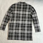 EXPRESS  black and white plaid sweater blazer nwot Photo 3