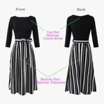 VFSHOW Pleated Striped A Photo 1