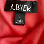 A Byer A. Byer One Shoulder Dress - Coral and Black Photo 2