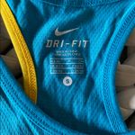 Nike NWT Blue and Yellow Women's Tank Top Small. Livestrong foundation Austin TX Photo 1