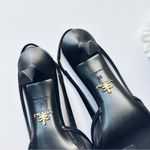 Prada  Women’s Mesh Slingback Pump Heels Black Nero Size 6 Photo 13