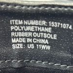 Torrid  11 Wide Double Zip Leather Moto Booties Black Heeled Boots Photo 5