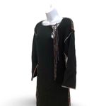 Cuddle Knit Tunic Sweater Black Size M Photo 1