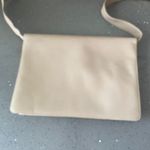 Fred Hayman Beverly Hills handbag convertible clutch beige leather Vintage Photo 3