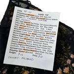 LC Lauren Conrad  Black Floral  Blouse Women Size Medium | 48-63 Photo 5