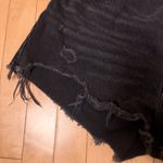 Levi's  PREMIUM Black Denim Jean Shorts Size 33 Button Fly Photo 2