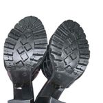 Wild Diva  Black Quilted High Heel Mules. New Photo 8