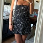 Abercrombie & Fitch Black Polka Dot Mini Dress Photo 2