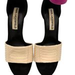 Karl Lagerfeld  Snake Laken High Heels Size 7.5 Photo 3