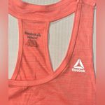 Reebok CrossFit Tank Top Racerback Zip Up Side Pocket Pink Orange Size Medium Photo 2