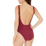 Nike NWT  Villain Red Essentials U Back One Piece Sporty Logo Swimsuit Size Small Photo 2