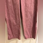 J.Crew Size Small 100% Linen Wide Leg Elastic Waist Pants Photo 3
