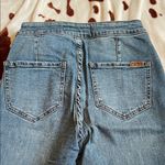Rock & Roll Cowgirl  Distressed Blue Flare Jeans Photo 2